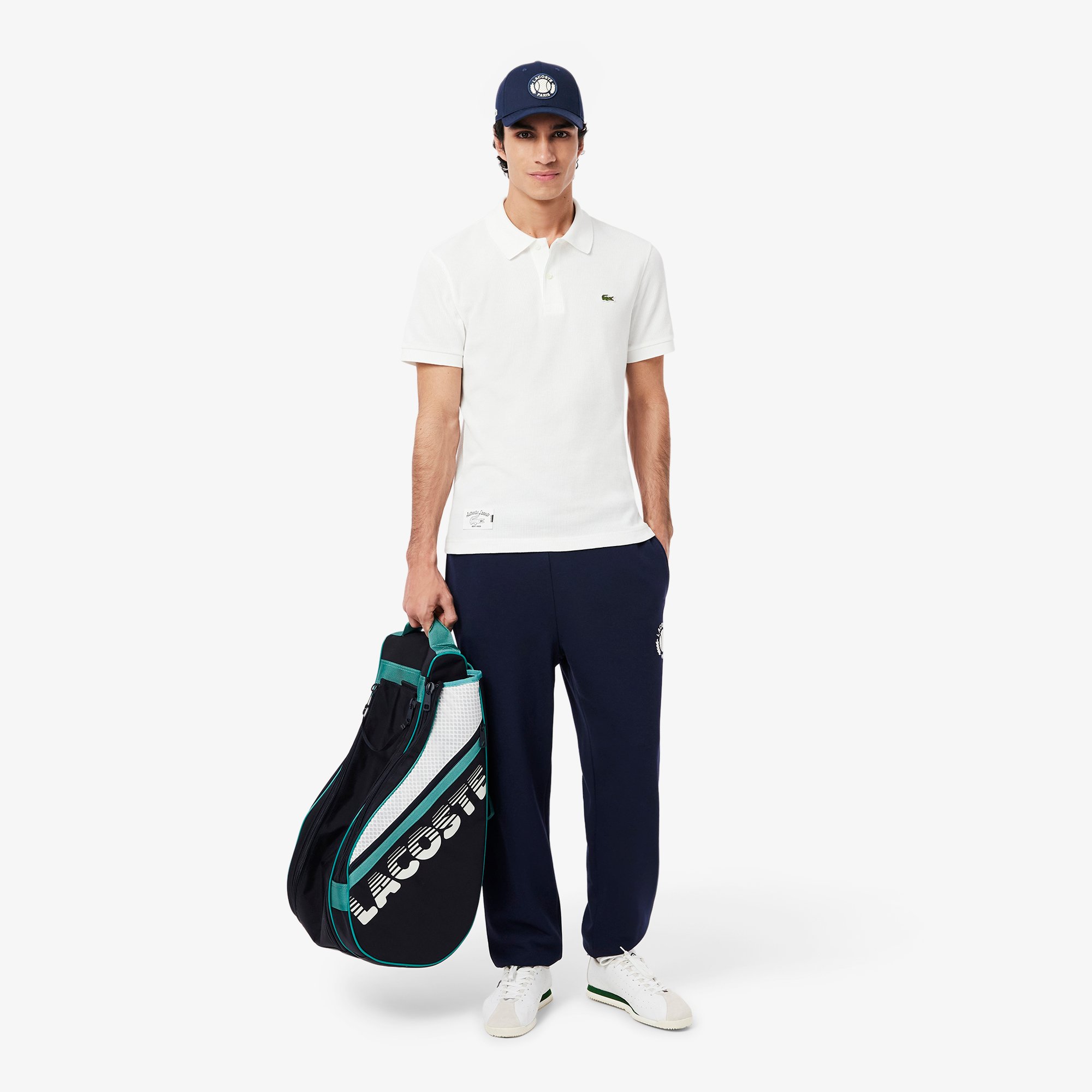 Mũ Bóng Chày Lacoste Unisex Chất Liệu Twill Điều Chỉnh Được