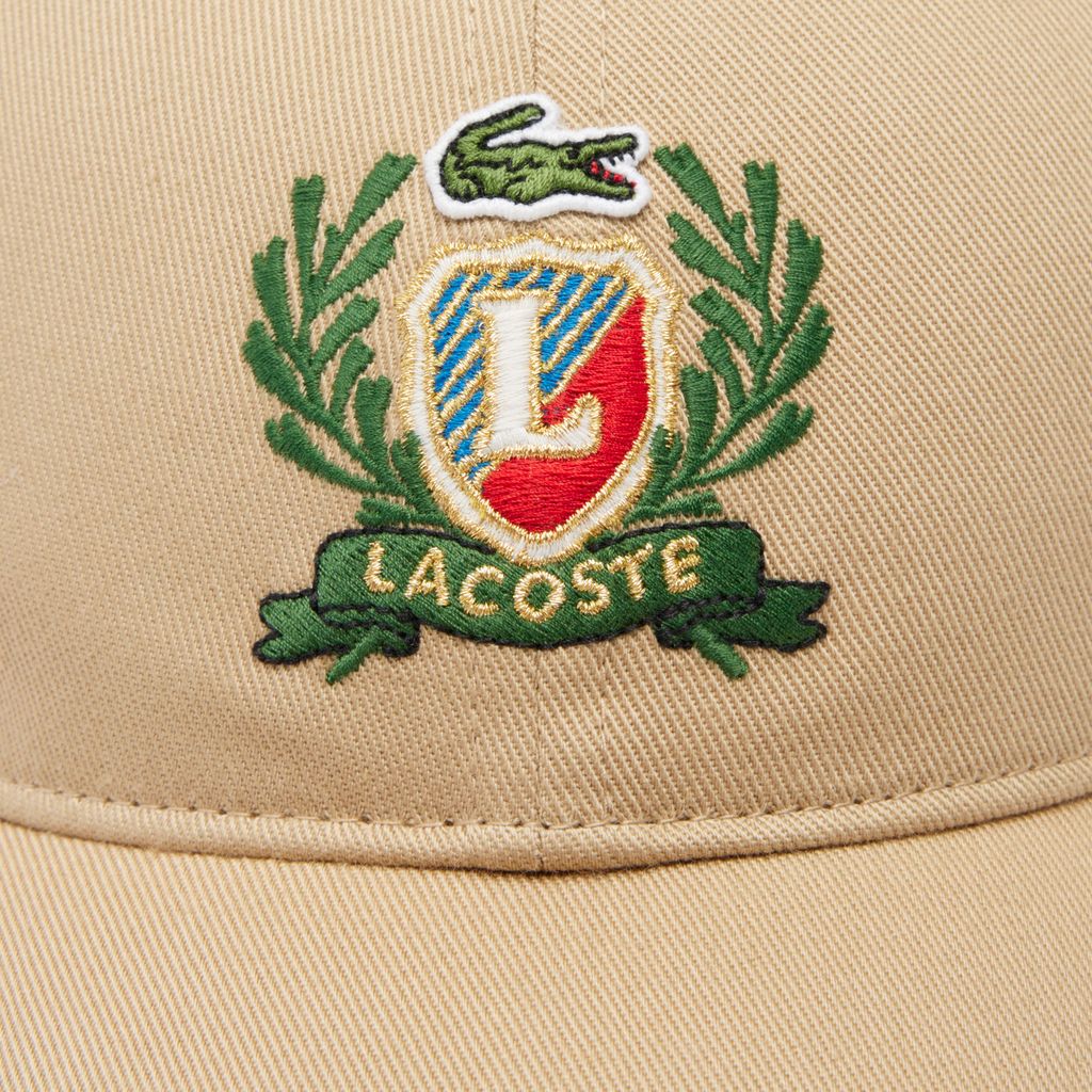 Mũ Lacoste Unisex Chất Liệu Twill Họa Tiết Thêu Có Thể Điều Chỉnh Được