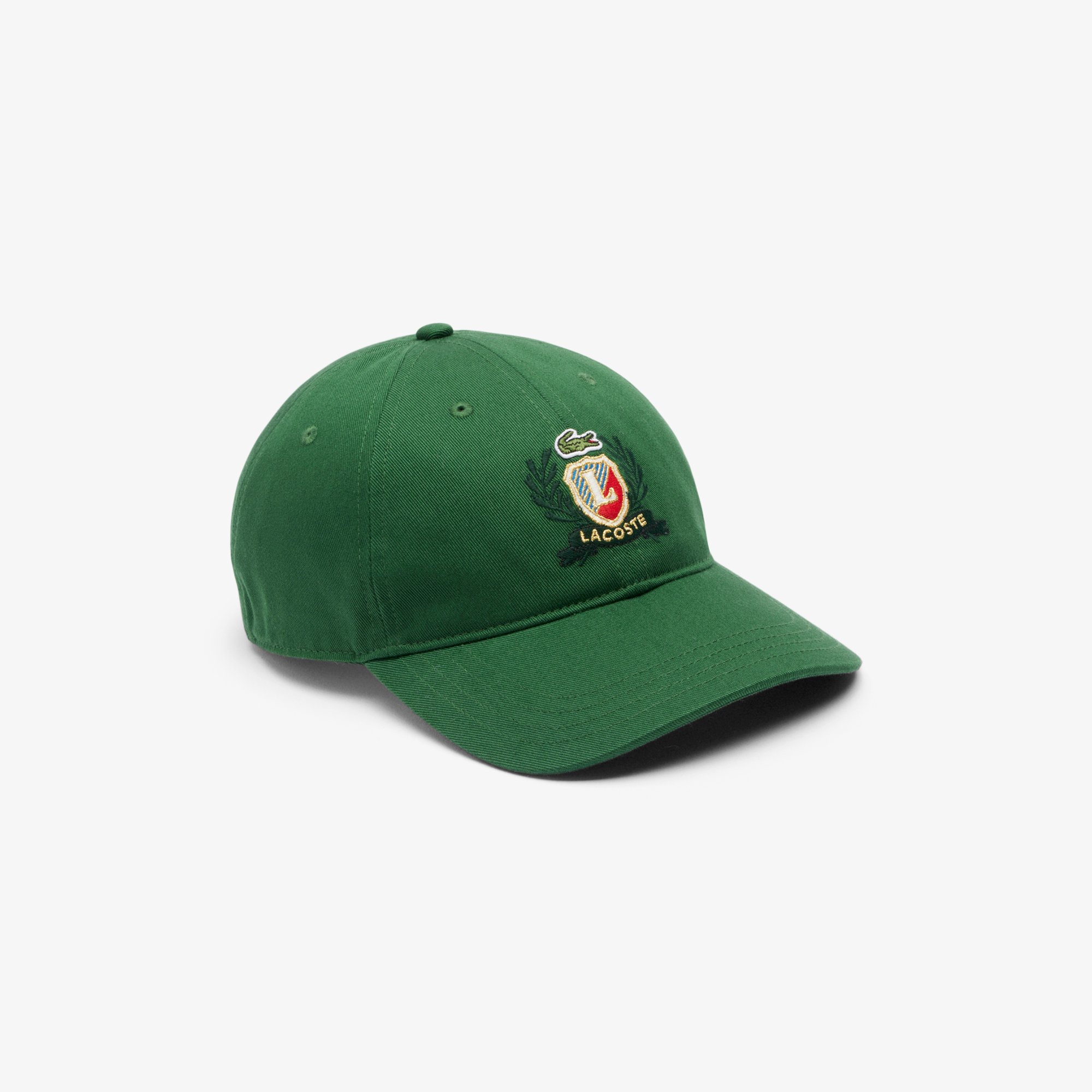 Mũ Lacoste Unisex Chất Liệu Twill Họa Tiết Thêu Có Thể Điều Chỉnh Được