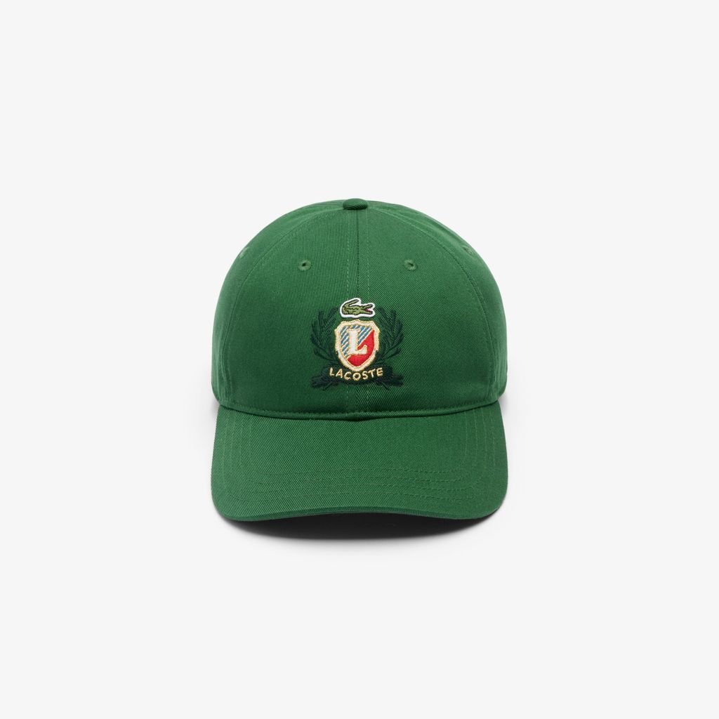 Mũ Lacoste Unisex Chất Liệu Twill Họa Tiết Thêu Có Thể Điều Chỉnh Được