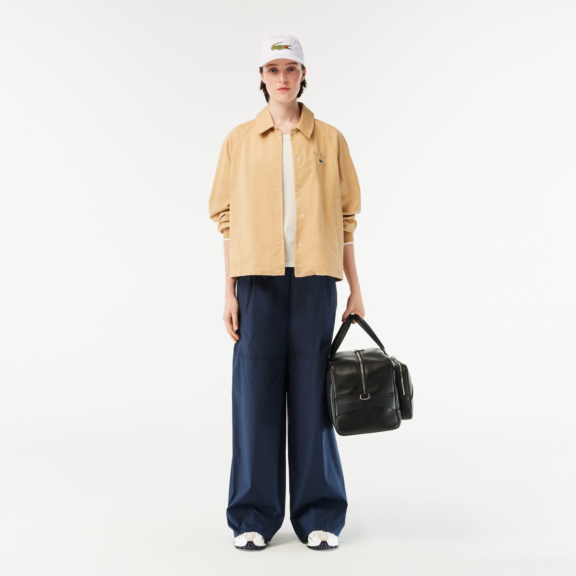 Mũ Lacoste Unisex Có Thể Điều Chỉnh Được Chất Liệu Organic Cotton Twill