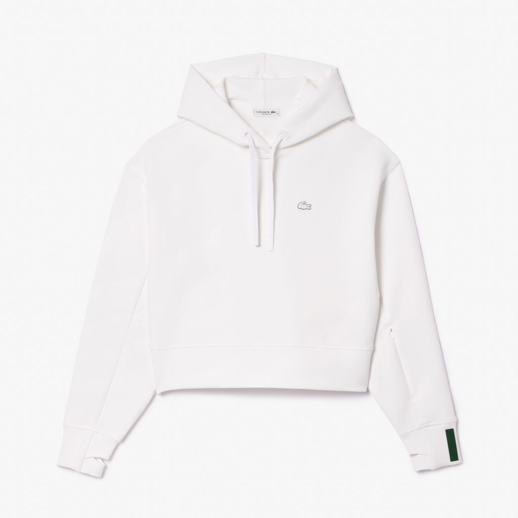 Áo Hoodie Lacoste Nữ Dáng Ngắn Chất Liệu Cotton