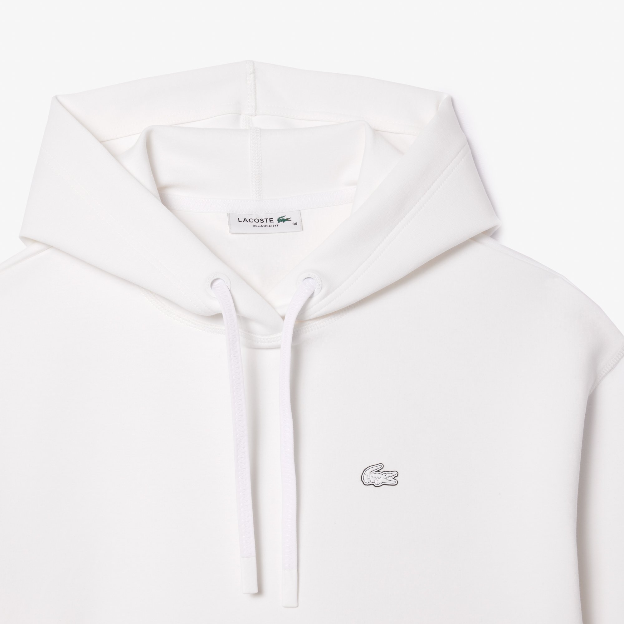 Áo Hoodie Lacoste Nữ Dáng Ngắn Chất Liệu Cotton