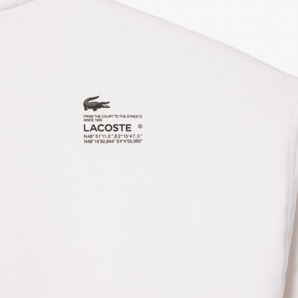 Áo Hoodie Lacoste Nữ Dáng Ngắn Chất Liệu Cotton