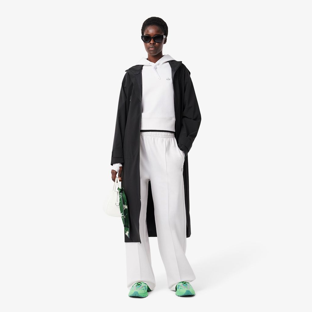 Áo Hoodie Lacoste Nữ Dáng Ngắn Chất Liệu Cotton