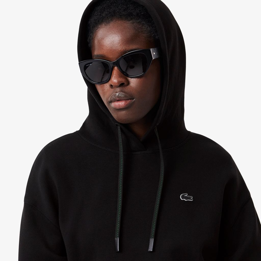 Áo Hoodie Lacoste Nữ Dáng Ngắn Chất Liệu Cotton