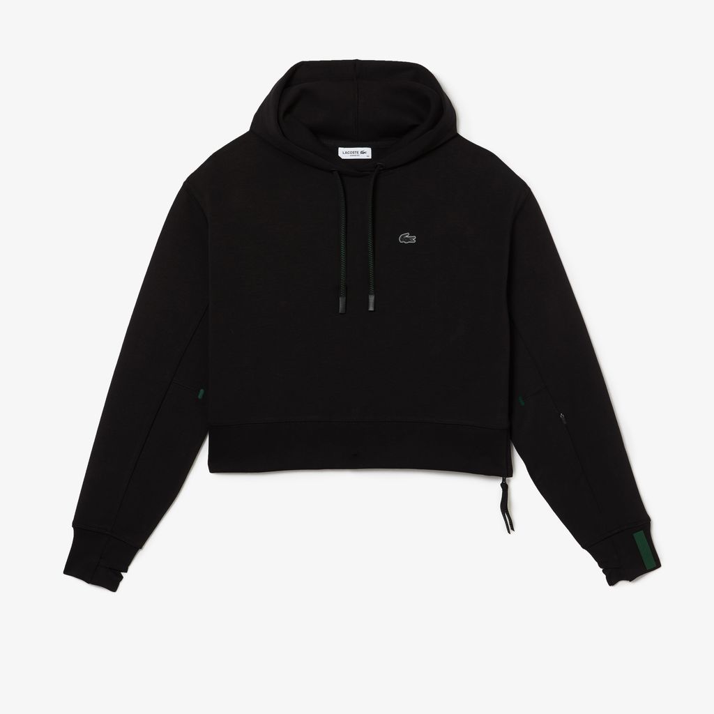 Áo Hoodie Lacoste Nữ Dáng Ngắn Chất Liệu Cotton
