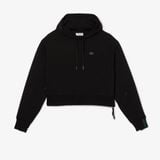 Áo Hoodie Lacoste Nữ Dáng Ngắn Chất Liệu Cotton