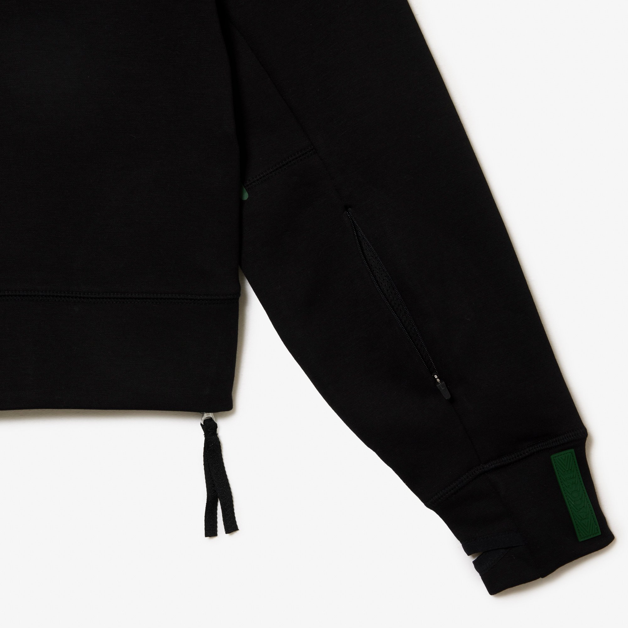 Áo Hoodie Lacoste Nữ Dáng Ngắn Chất Liệu Cotton