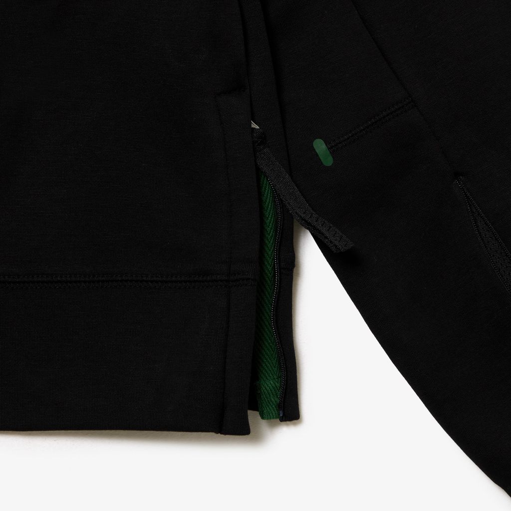 Áo Hoodie Lacoste Nữ Dáng Ngắn Chất Liệu Cotton