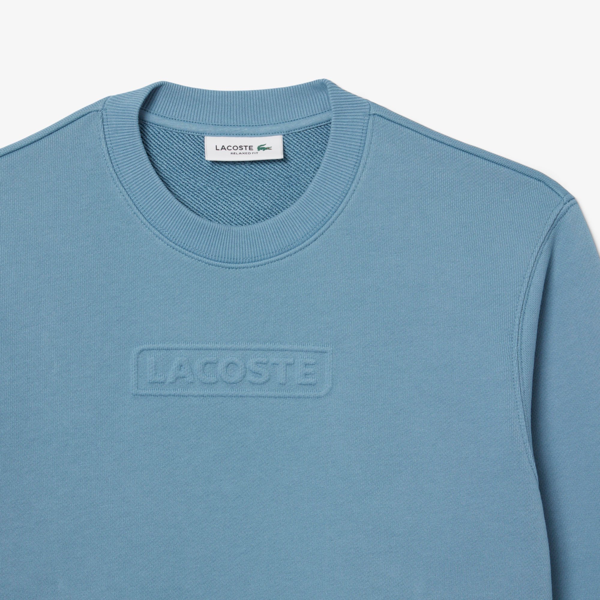 Áo Nỉ Lacoste Nữ Chất Liệu Cotton Có Logo Dập Nổi