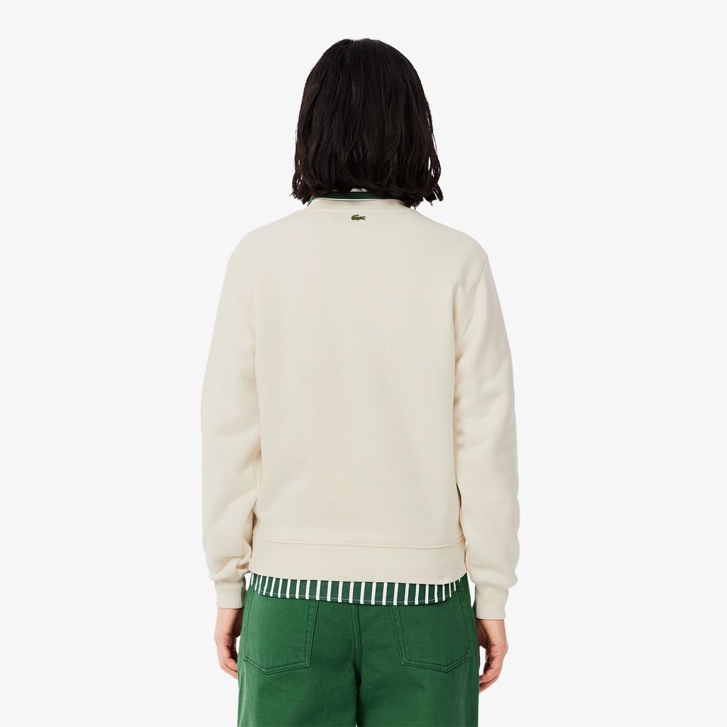 Áo Nỉ Lacoste Nữ Chất Liệu Cotton Có Logo Dập Nổi