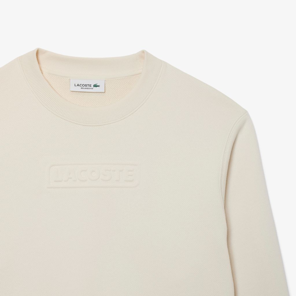 Áo Nỉ Lacoste Nữ Chất Liệu Cotton Có Logo Dập Nổi