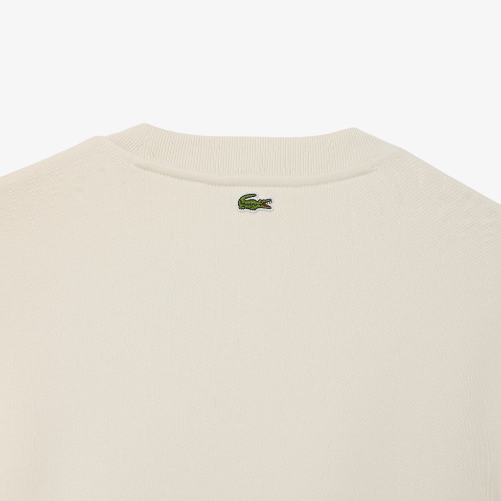 Áo Nỉ Lacoste Nữ Chất Liệu Cotton Có Logo Dập Nổi