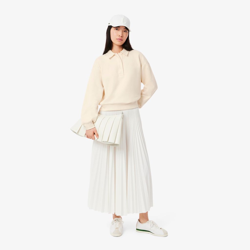 Áo Nỉ Lacoste Nữ Cổ Polo