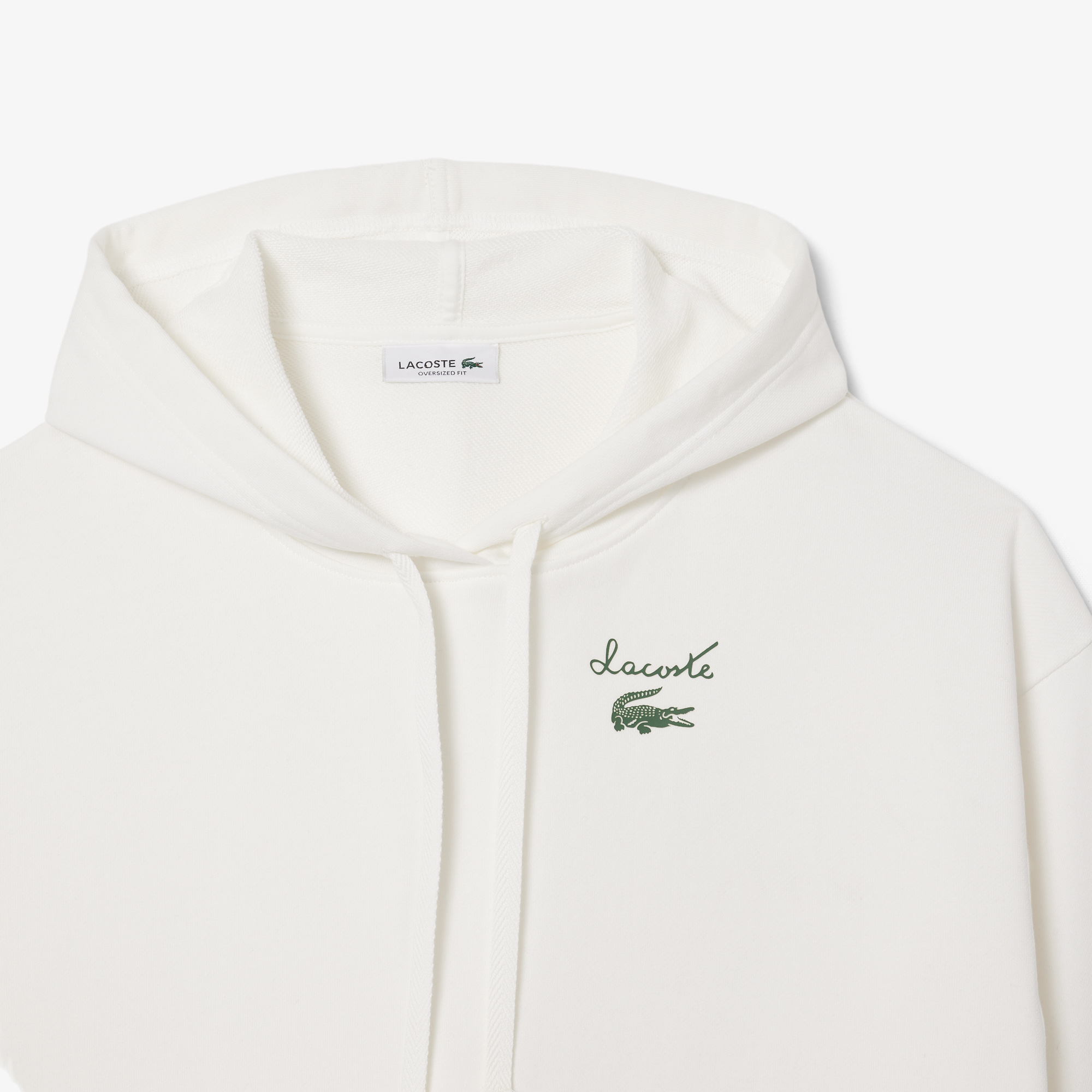Áo Hoodie Lacoste Nữ Chất Liệu Nỉ Có Logo