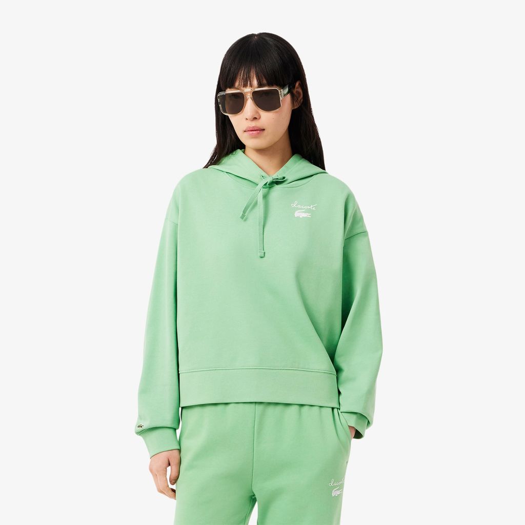 Áo Hoodie Lacoste Nữ Chất Liệu Nỉ Có Logo