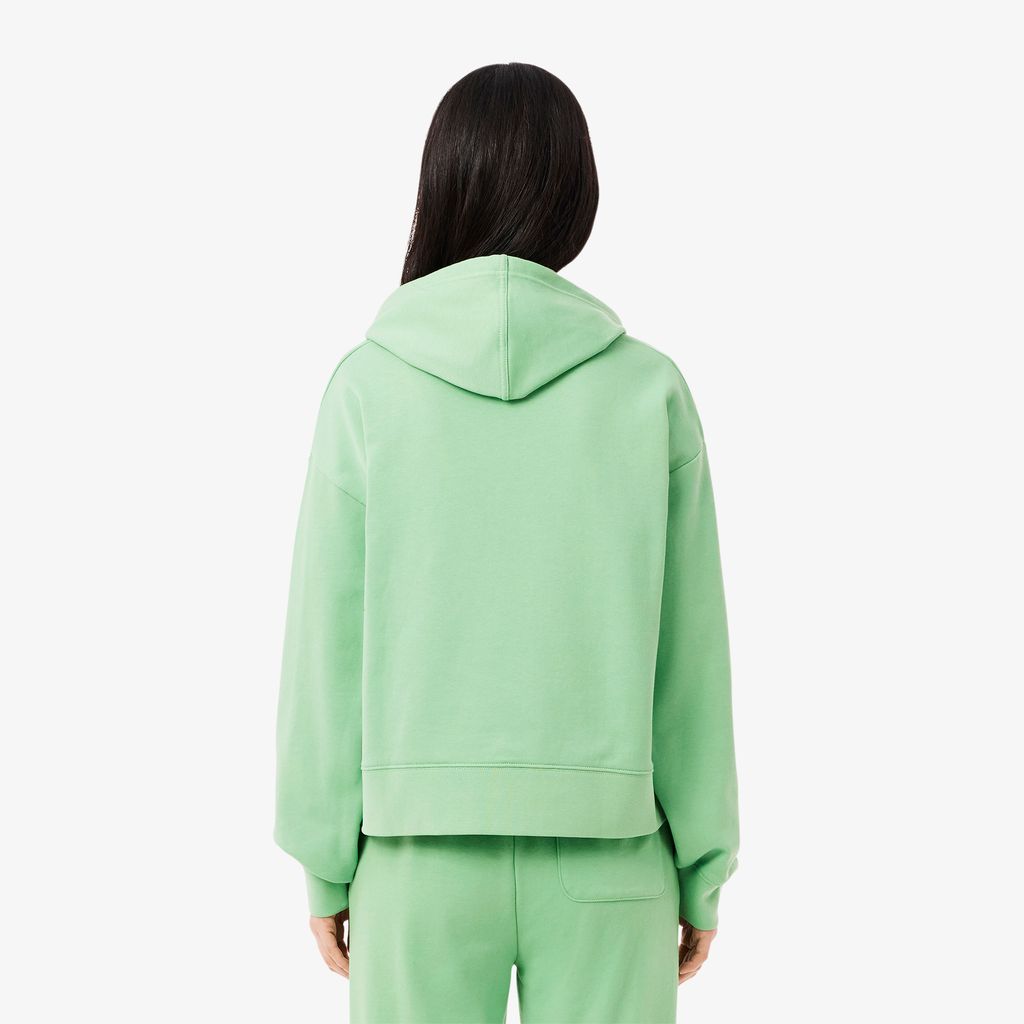 Áo Hoodie Lacoste Nữ Chất Liệu Nỉ Có Logo