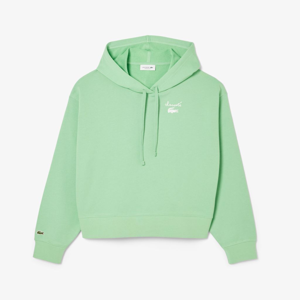 Áo Hoodie Lacoste Nữ Chất Liệu Nỉ Có Logo
