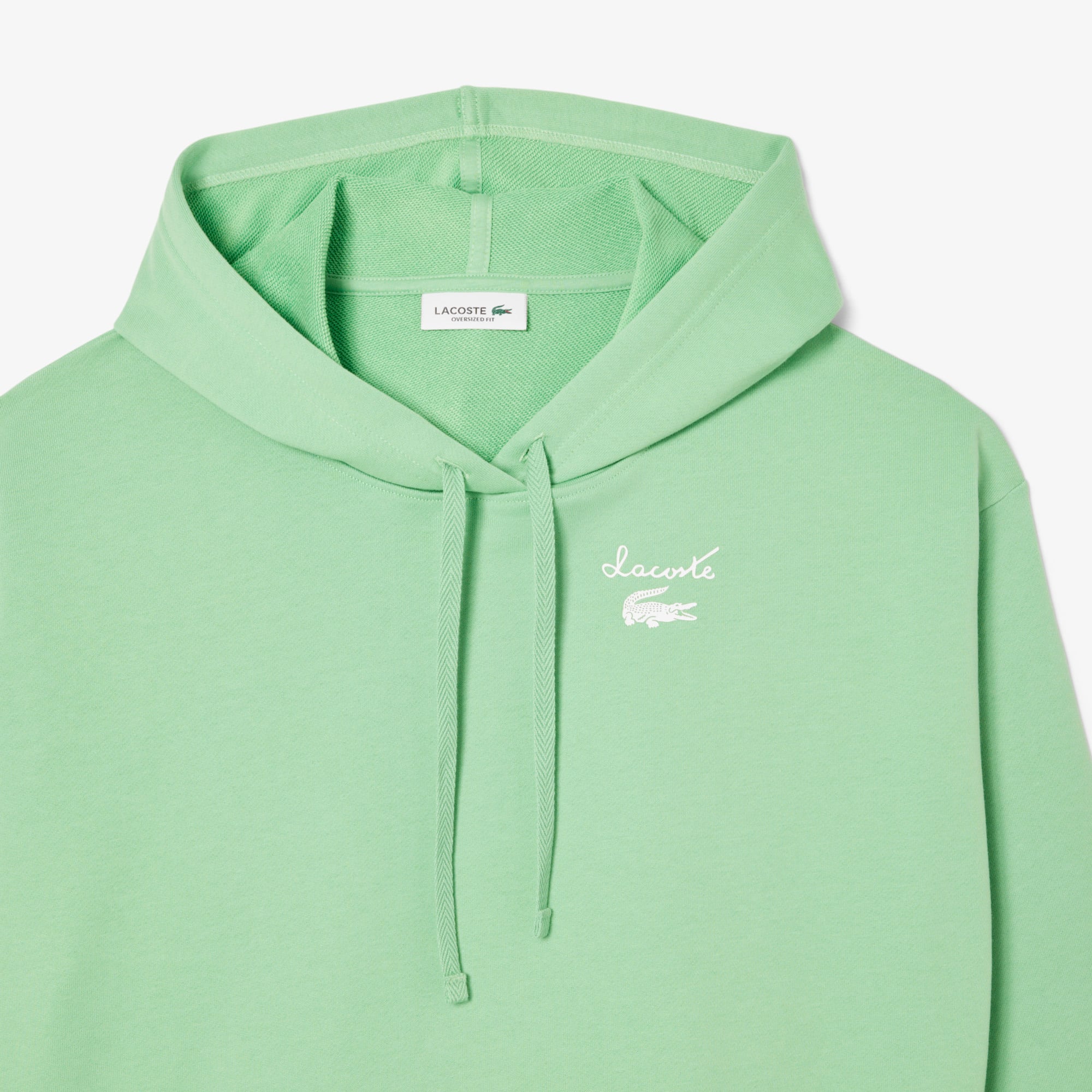 Áo Hoodie Lacoste Nữ Chất Liệu Nỉ Có Logo