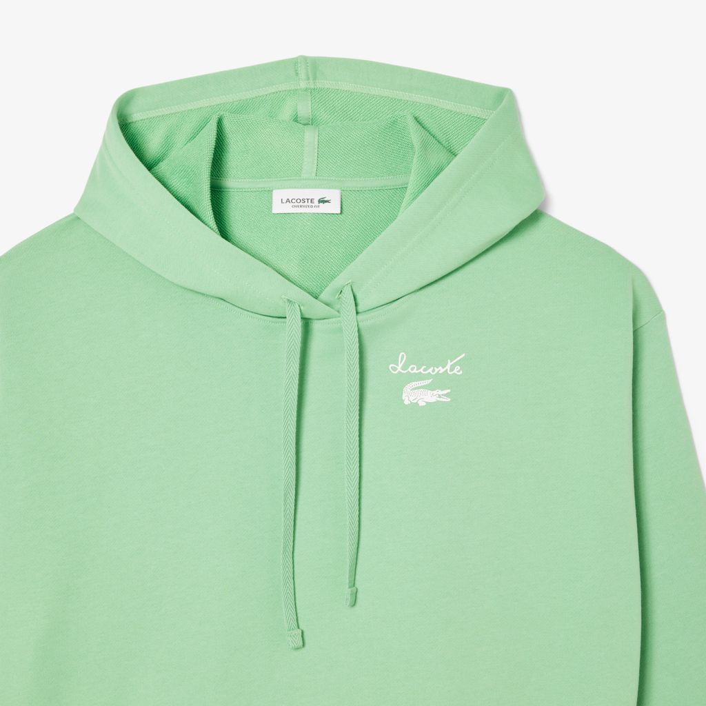 Áo Hoodie Lacoste Nữ Chất Liệu Nỉ Có Logo