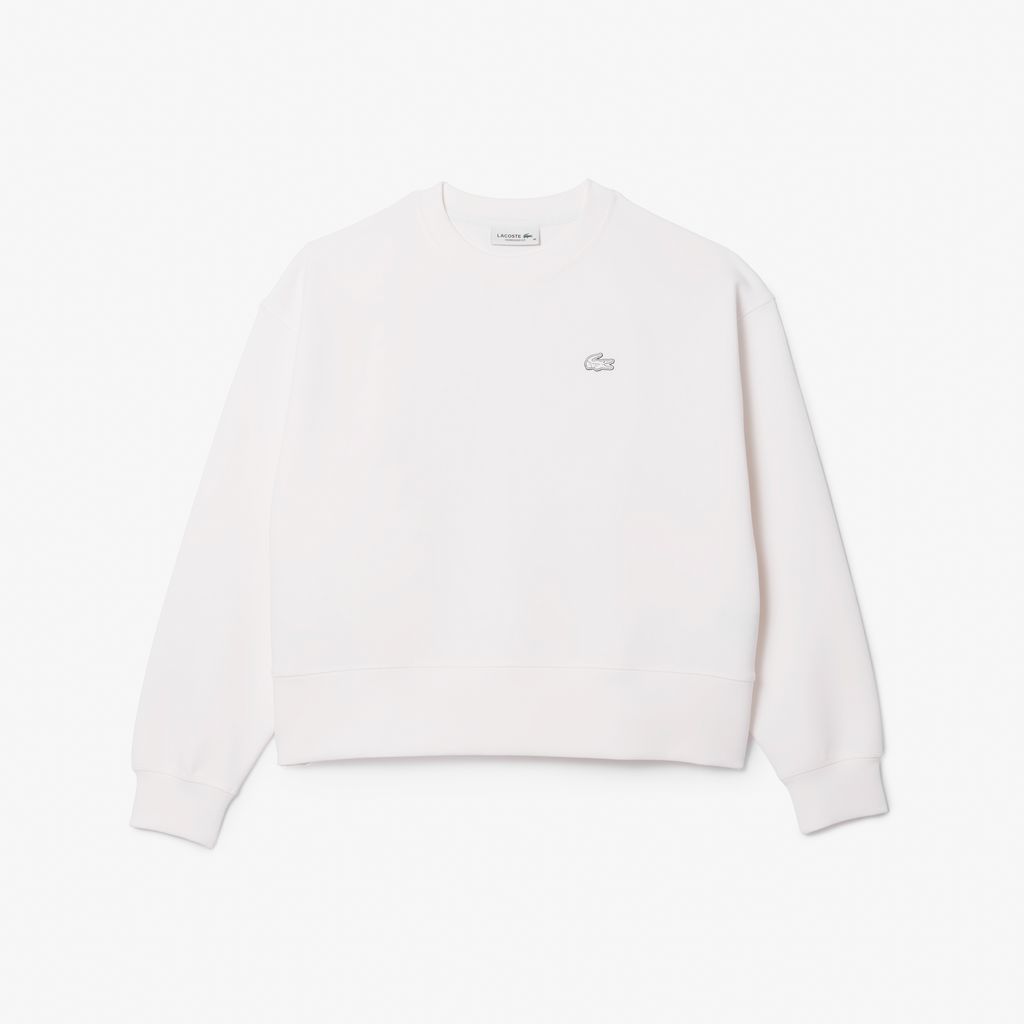 Áo Nỉ Lacoste Nữ Oversize Chất Liệu Cotton