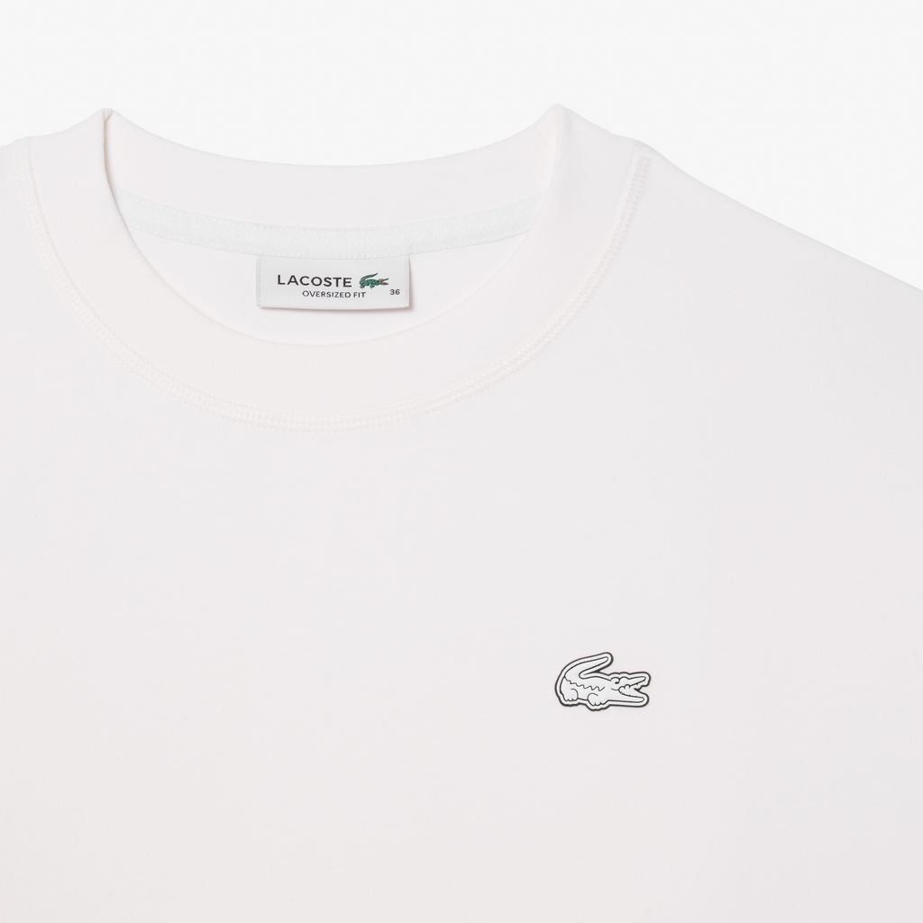 Áo Nỉ Lacoste Nữ Oversize Chất Liệu Cotton