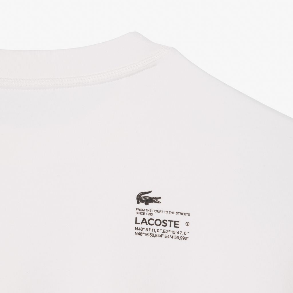 Áo Nỉ Lacoste Nữ Oversize Chất Liệu Cotton