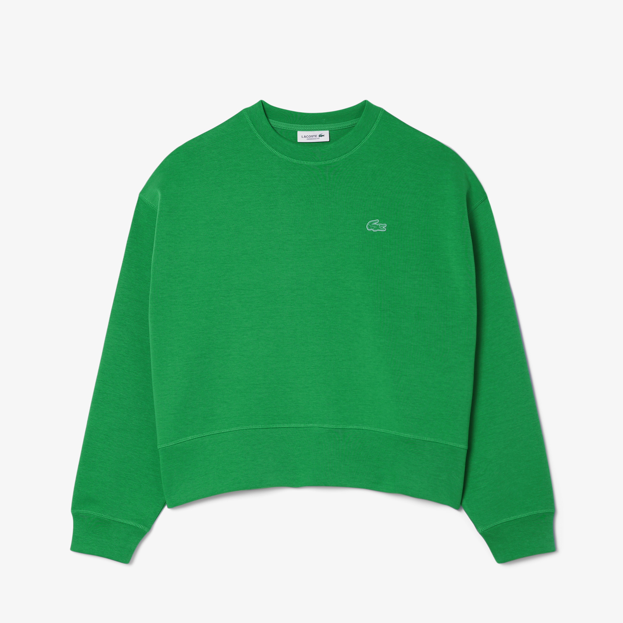 Áo Nỉ Lacoste Nữ Oversize Chất Liệu Cotton