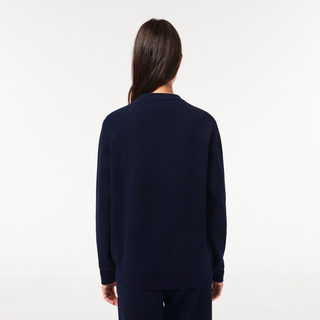 Áo Nỉ Lacoste Nữ Cổ Tròn Chất Liệu Cotton Blend