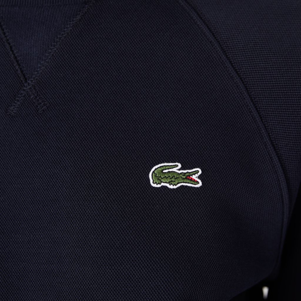 Áo Nỉ Lacoste Nữ Cổ Tròn Chất Liệu Cotton Blend