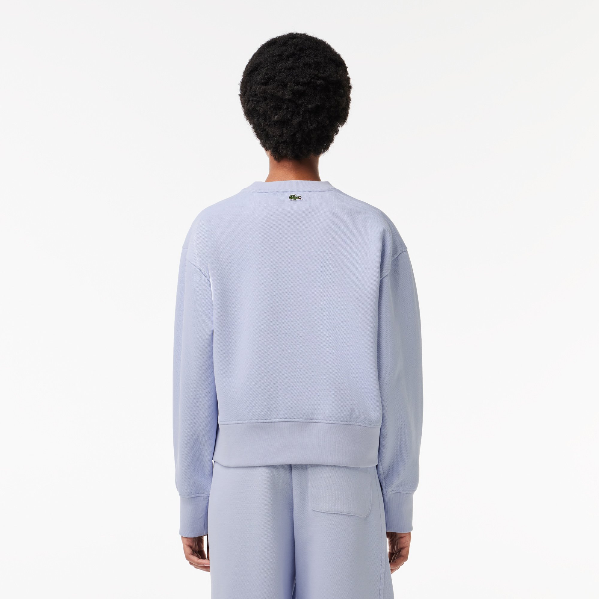Áo Nỉ Lacoste Nữ Piqué Oversize
