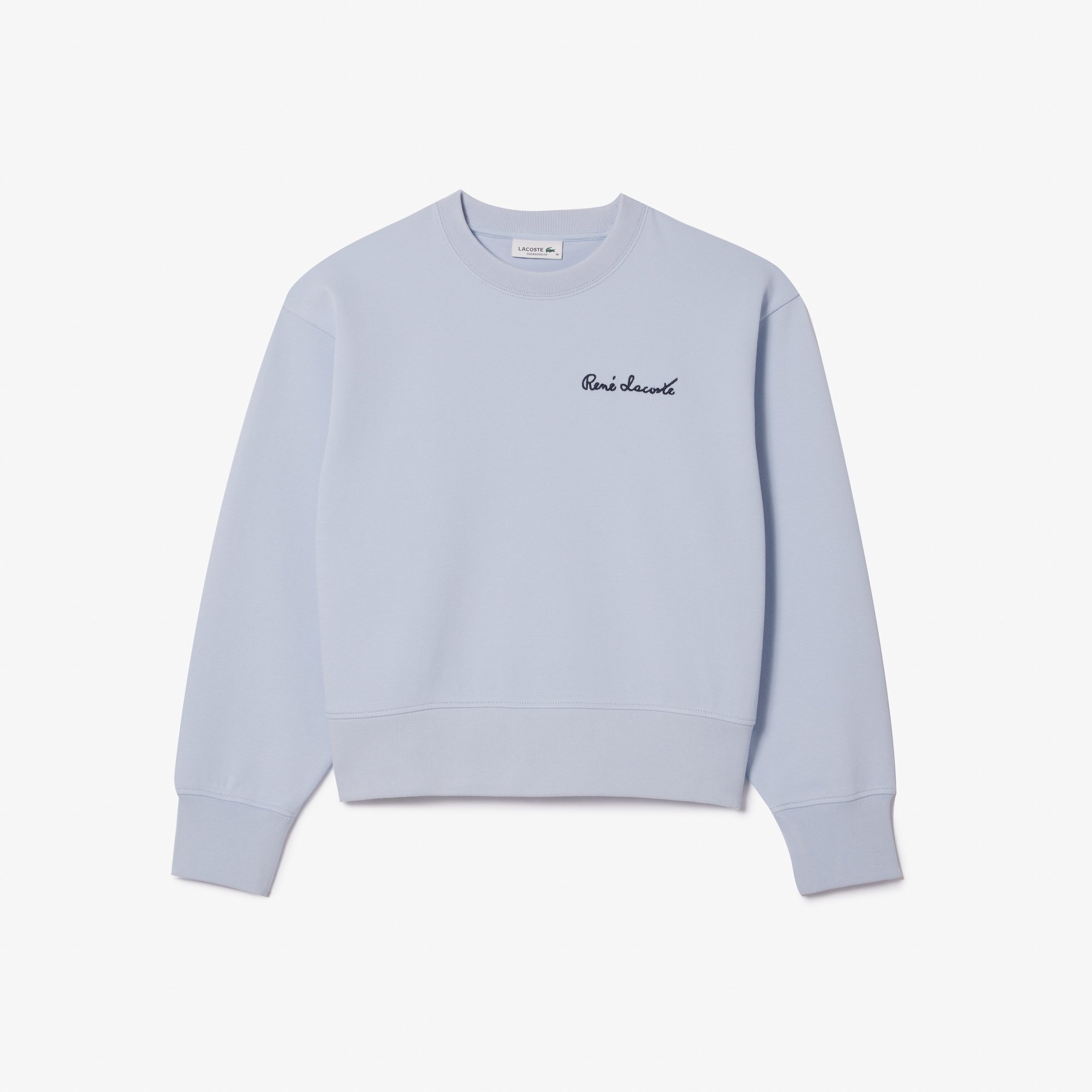 Áo Nỉ Lacoste Nữ Piqué Oversize