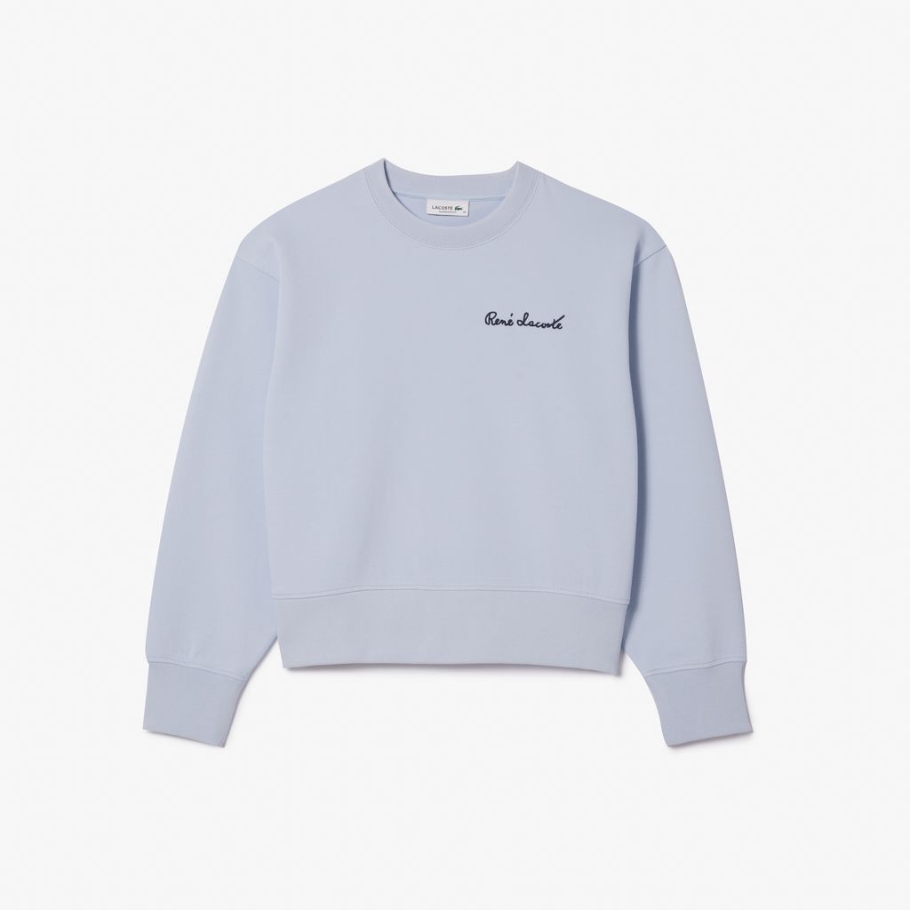 Áo Nỉ Lacoste Nữ Piqué Oversize