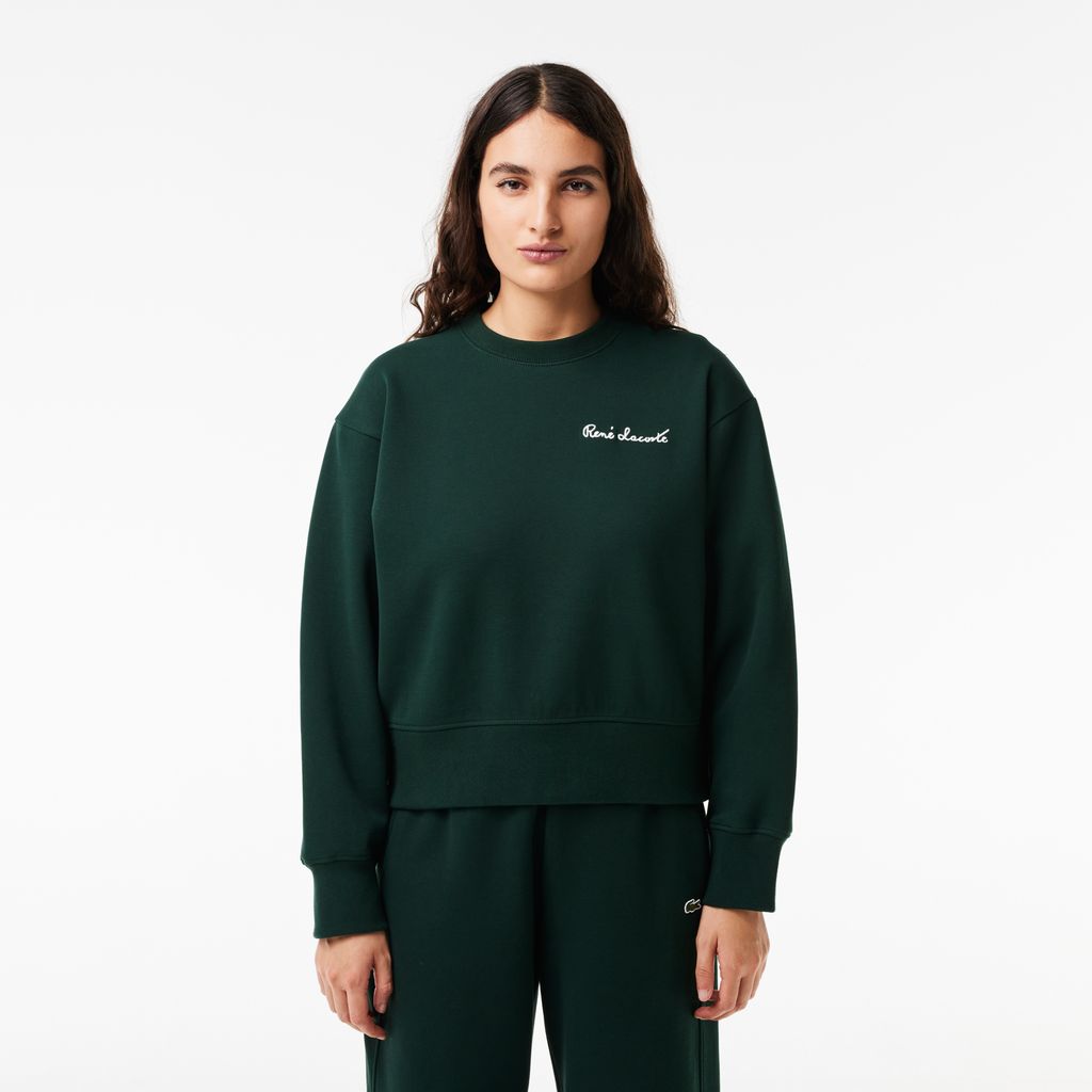Áo Nỉ Lacoste Nữ Piqué Oversize