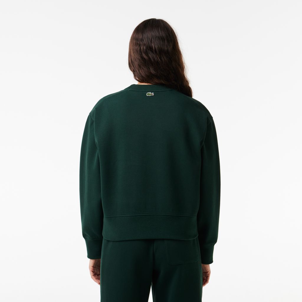 Áo Nỉ Lacoste Nữ Piqué Oversize