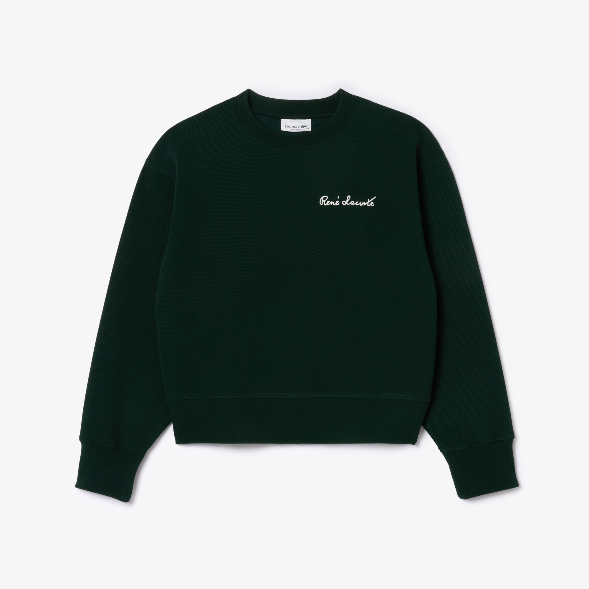 Áo Nỉ Lacoste Nữ Piqué Oversize