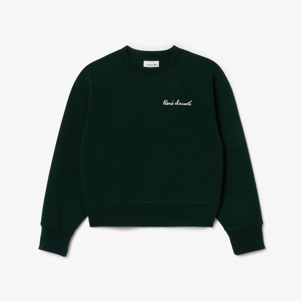 Áo Nỉ Lacoste Nữ Piqué Oversize