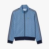 Áo Nỉ Lacoste Nam Paris Có Khóa Kéo Chất Liệu Jacquard