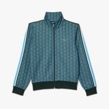 Áo Nỉ Lacoste Nam Paris Có Khóa Kéo Chất Liệu Jacquard