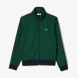 Áo Nỉ Lacoste Nam Paris Có Khóa Kéo Chất Liệu Jacquard
