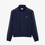 Áo Nỉ Lacoste Nam Paris Có Khóa Kéo Chất Liệu Piqué