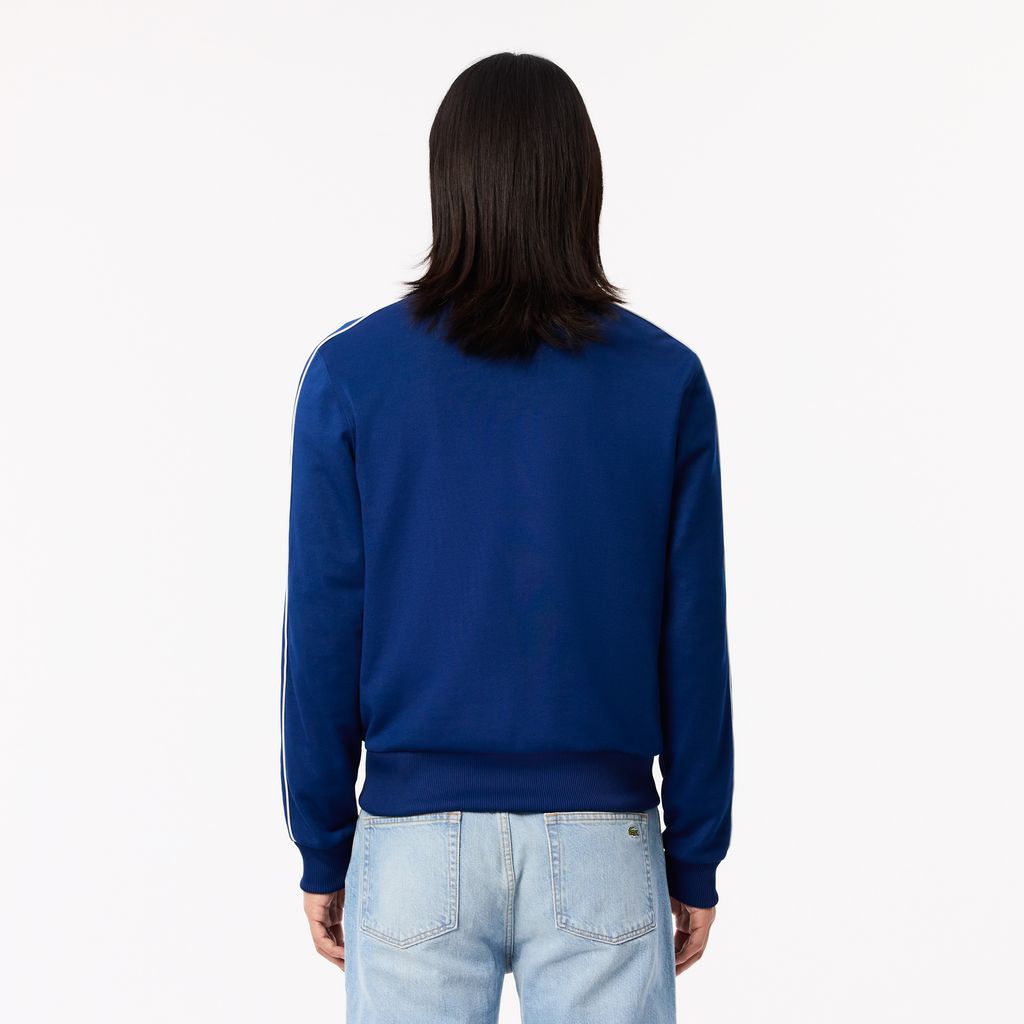 Áo Nỉ Lacoste Nam Paris Có Khóa Kéo Chất Liệu Piqué