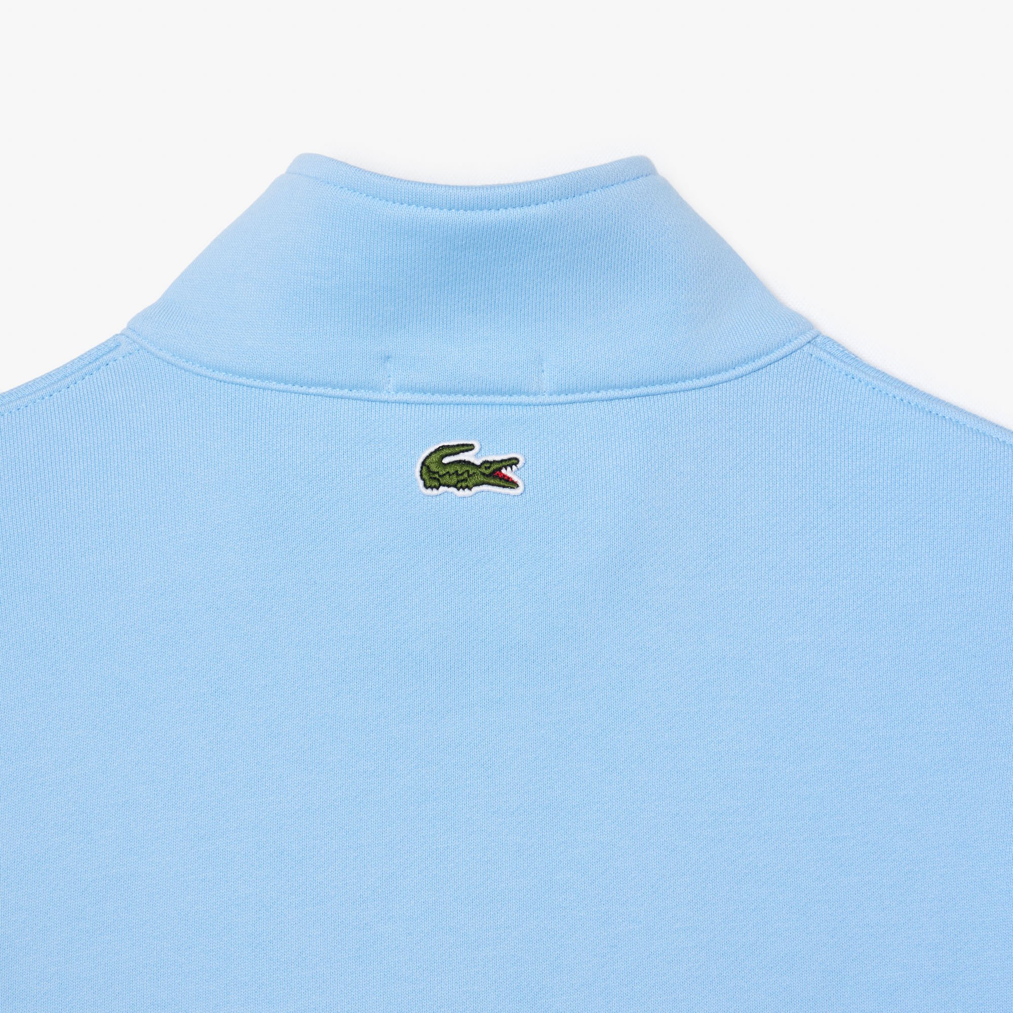 Áo Nỉ Lacoste Unisex Cổ Cao Có Khóa Kéo Họa Tiết In