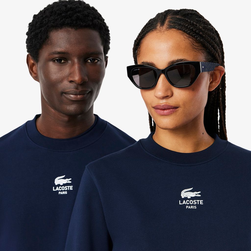 Áo Nỉ Lacoste Unisex Chất Liệu Fleece