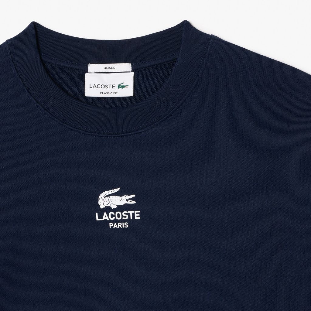 Áo Nỉ Lacoste Unisex Chất Liệu Fleece