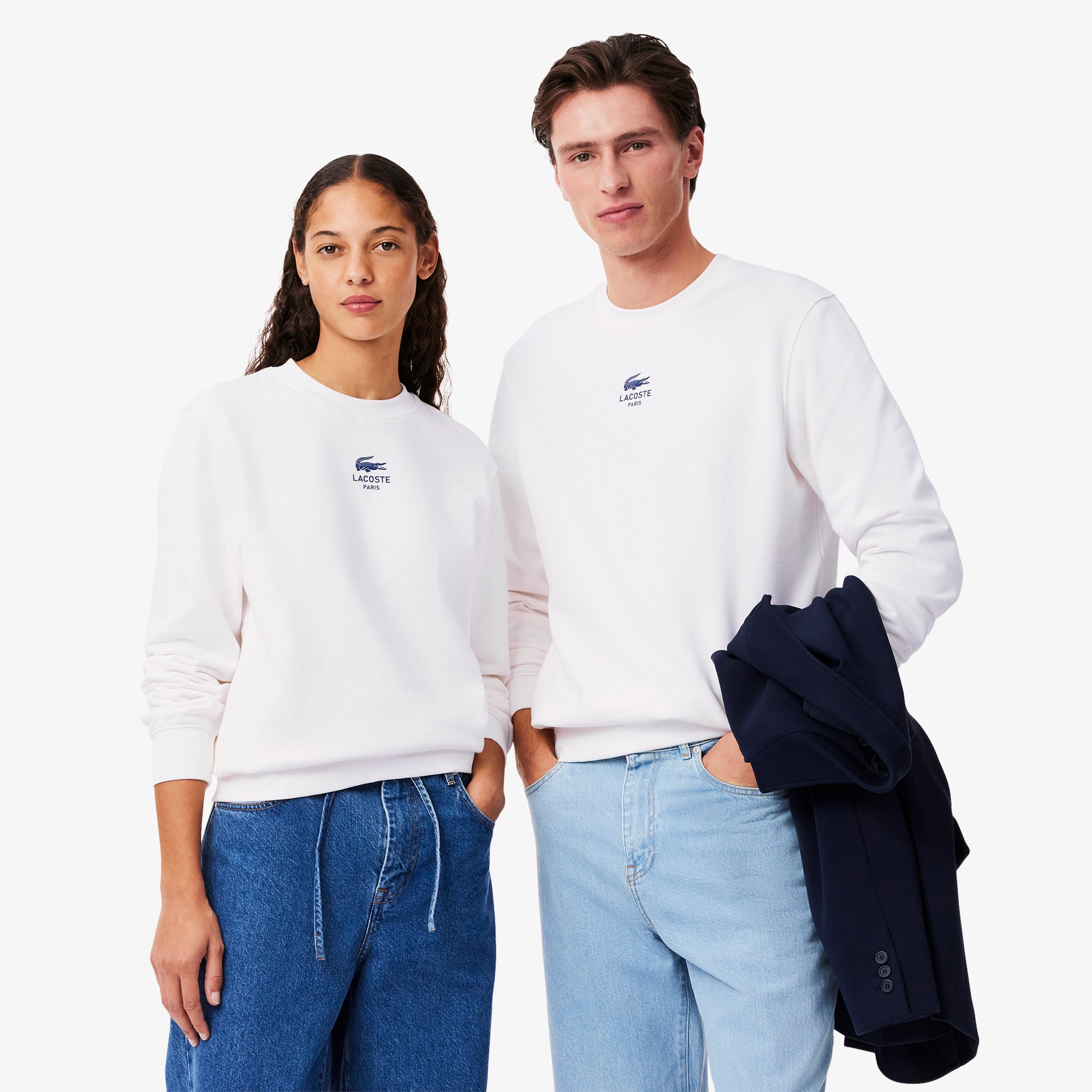 Áo Nỉ Lacoste Unisex Chất Liệu Fleece