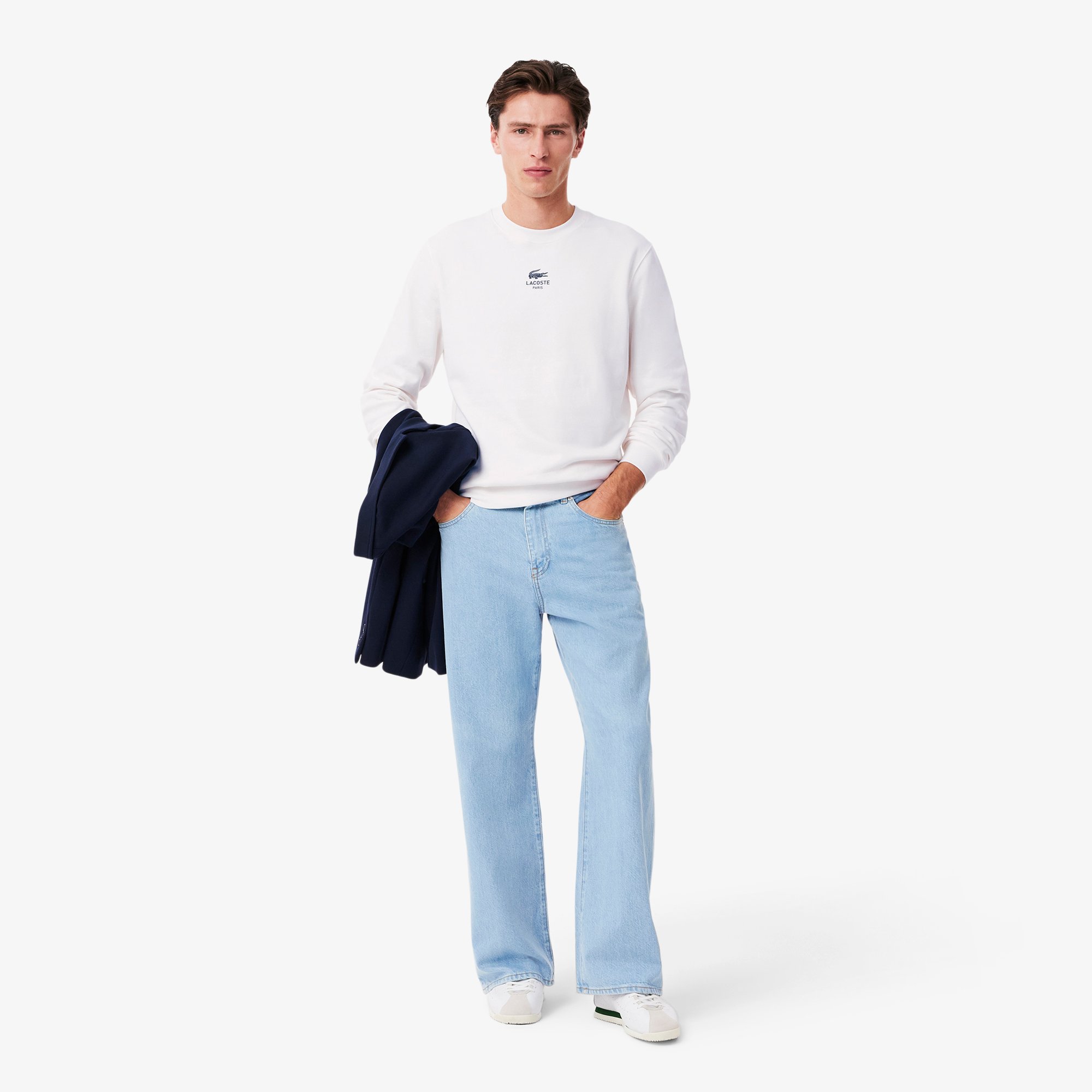 Áo Nỉ Lacoste Unisex Chất Liệu Fleece