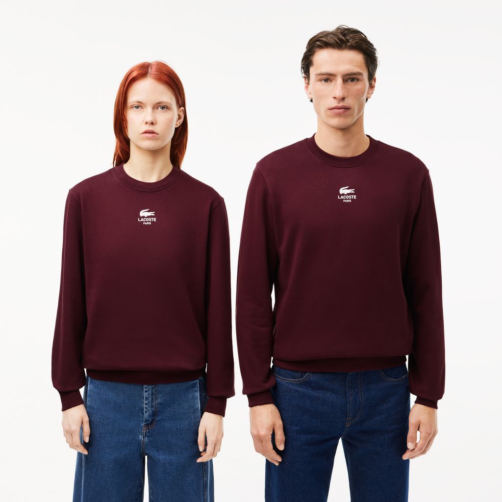 Áo Nỉ Lacoste Unisex Chất Liệu Fleece