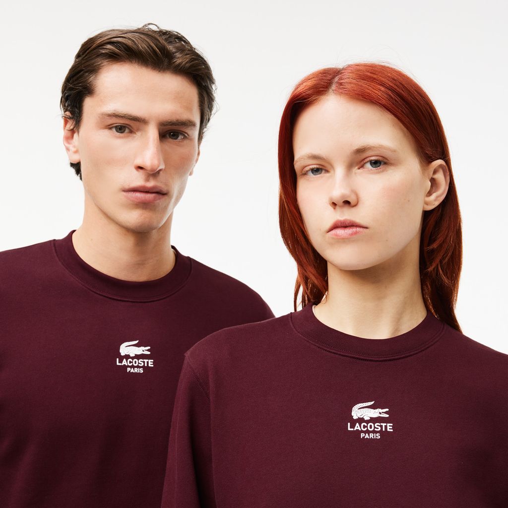 Áo Nỉ Lacoste Unisex Chất Liệu Fleece